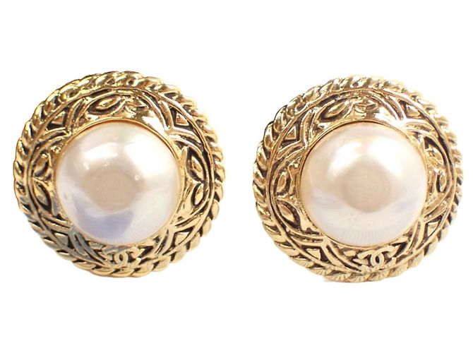 Orecchini a clip placcati oro Chanel D'oro - vista 2
