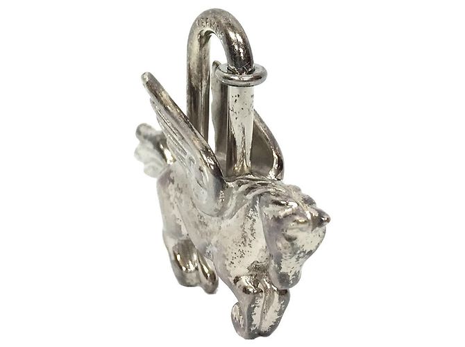 Hermès Ciondolo Charm Collana Cadena Pegasus Hermes Argento - vista 2