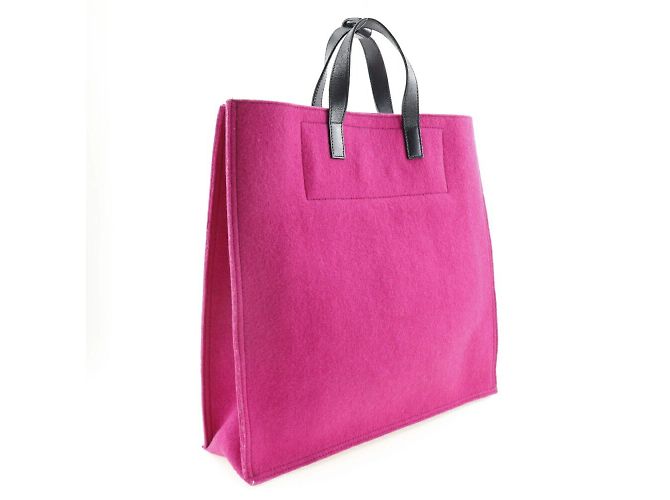 Borsa tote nera e rosa Saint Laurent Nero - vista 3