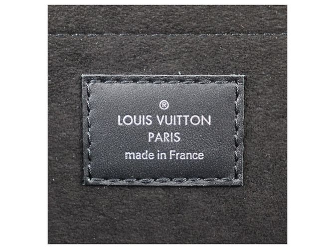 Borsa Clutch Pochette Jules GM Louis Vuitton Nero Giallo - vista 9