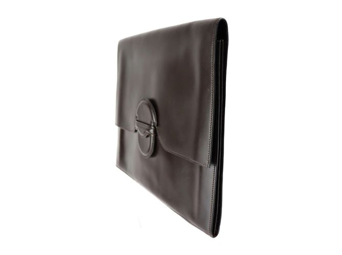 Hermès Borsa a tracolla Hermes Faco GM 35 Marrone scuro - vista 2
