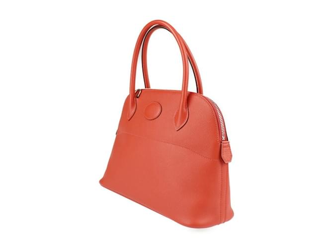 Hermès Borsa Hermes Bolide 27 Rosa Rosso - vista 2