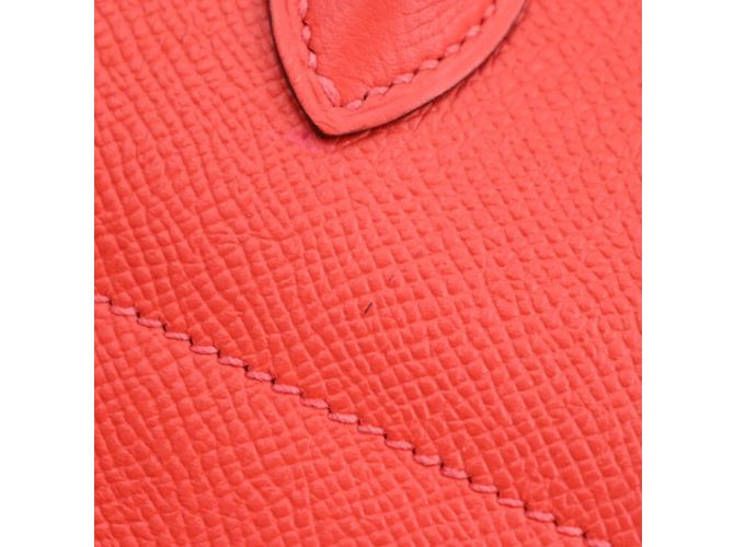Hermès Borsa Hermes Bolide 27 Rosa Rosso - vista 6