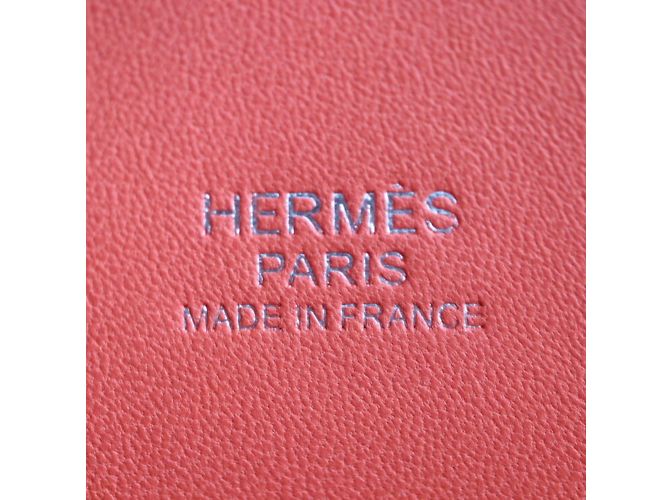 Hermès Borsa Hermes Bolide 27 Rosa Rosso - vista 9