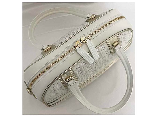 Borsa Boston Trotter Christian Dior Bianco - vista 6