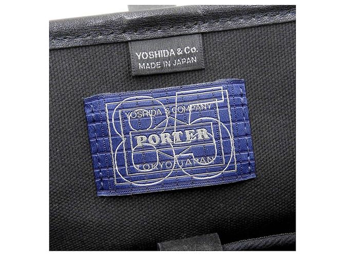 Freeman Porter Borsa in pelle Porter Core Nero - vista 10