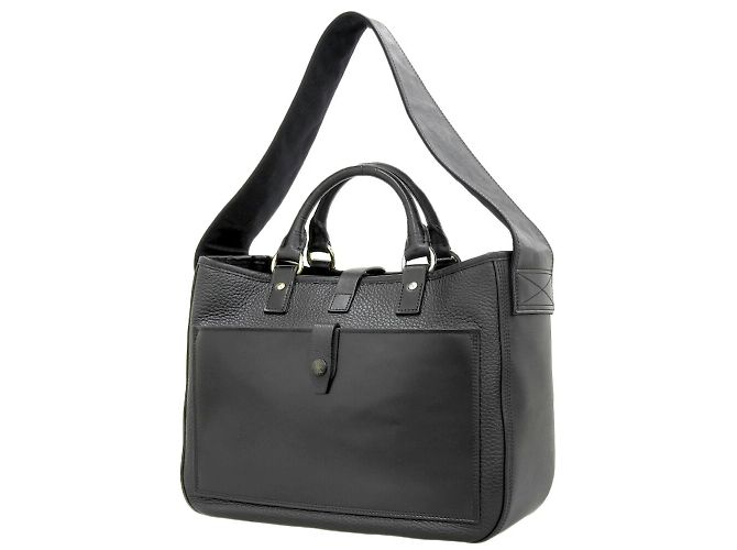 Freeman Porter Borsa in pelle Porter Core Nero - vista 2