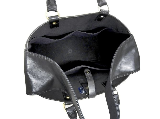 Freeman Porter Borsa in pelle Porter Core Nero - vista 3