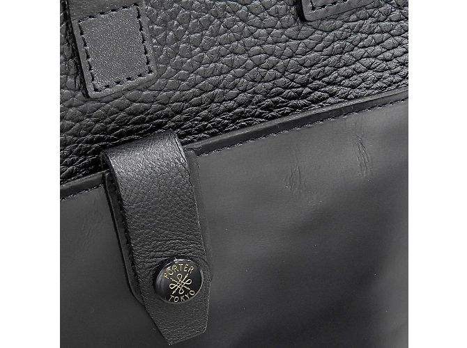 Freeman Porter Borsa in pelle Porter Core Nero - vista 7