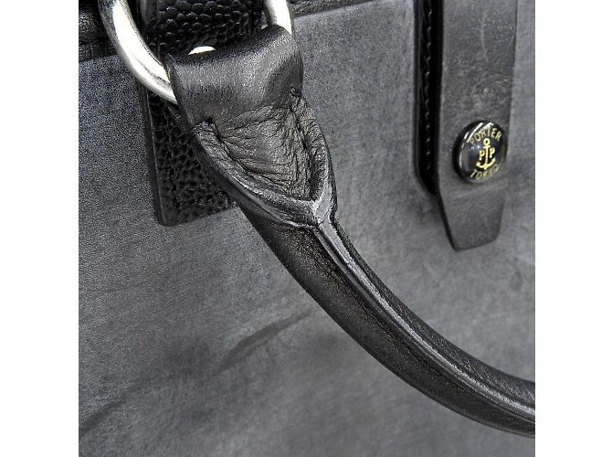 Freeman Porter Borsa in pelle Porter Core Nero - vista 9