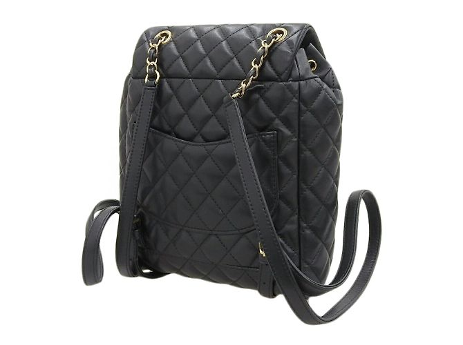Zaino Chanel Matelassé Coco Mark Nero - vista 2