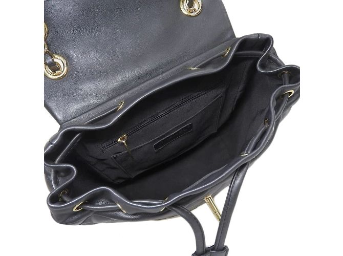 Zaino Chanel Matelassé Coco Mark Nero - vista 3