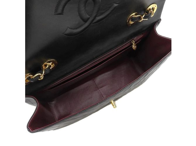 Borsa a spalla Chanel Matelassé 34 Coco Mark con catena Nero - vista 3