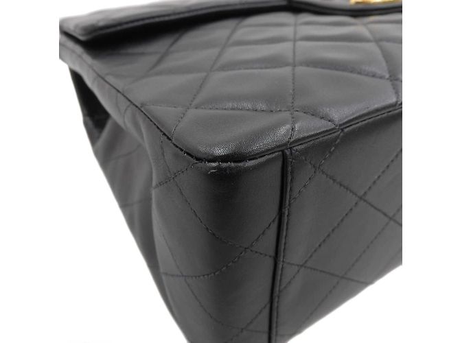 Borsa a spalla Chanel Matelassé 34 Coco Mark con catena Nero - vista 4