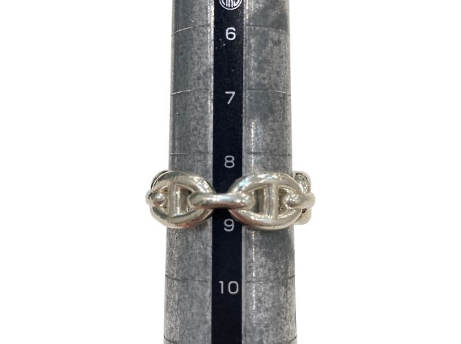 Ring Hermès Anello HERMES Enchene PM Argento - vista 7