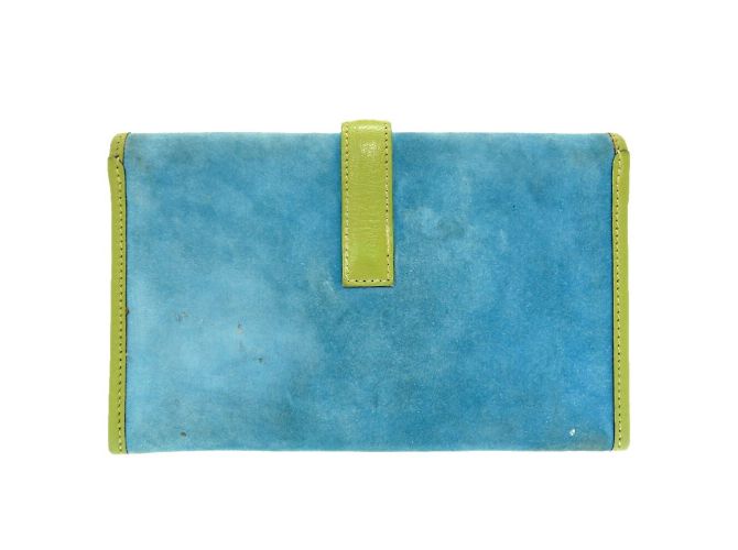 Borsa Clutch Hermès Jige Mini Dobris Turchese - vista 2