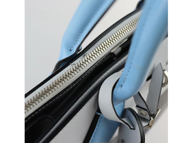 Borsa City Steamer MM Louis Vuitton Marrone Nero Blu - vista 9