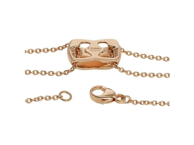 Collana Chanel Coco Crush K18PG in oro rosa - vista 3