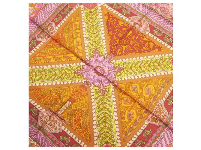 Hermès Sciarpa Hermes Carre 90 SU UN TAPPETO VOLANTE - vista 5