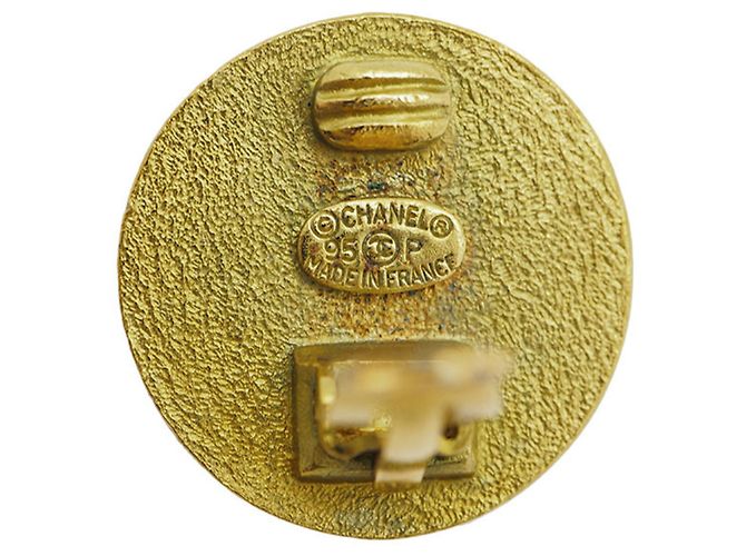 Orecchini Coco Chanel con motivo moneta 95P D'oro - vista 8