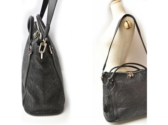 Borsa Monogram Antheia di Louis Vuitton Nero Argento - vista 2