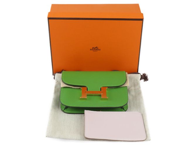 Hermès Bolso Constance de Hermes en Verde Yucca - vista 10