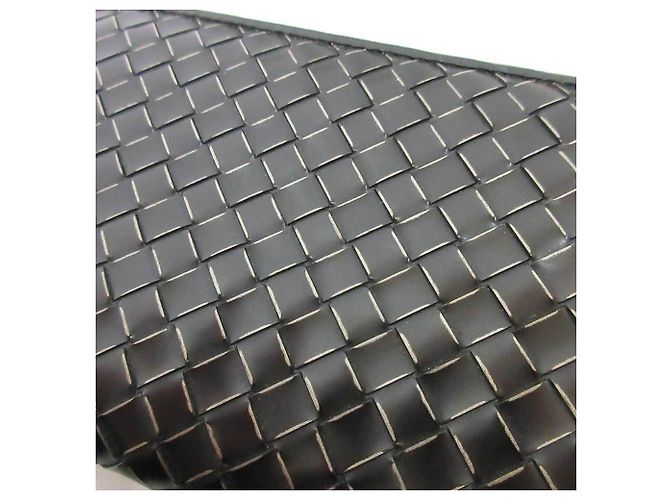 Cartera Larga Intrecciato Bottega Veneta Negro - vista 4