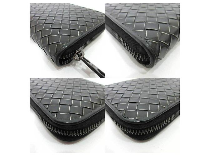 Cartera Larga Intrecciato Bottega Veneta Negro - vista 5