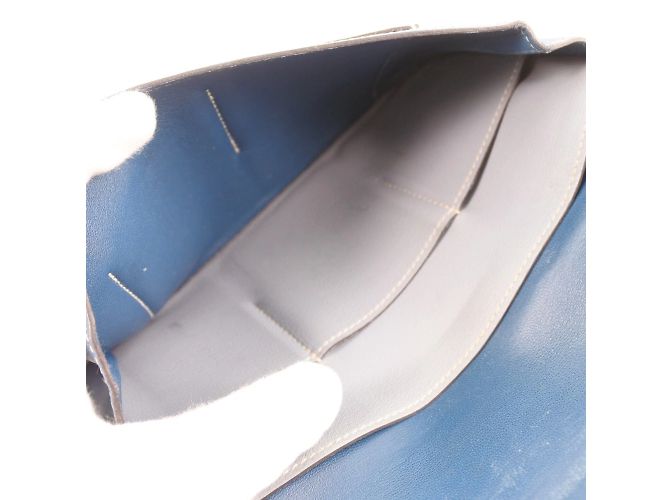 Hermès Cartera larga azul de ternero Dogon Hermes - vista 7