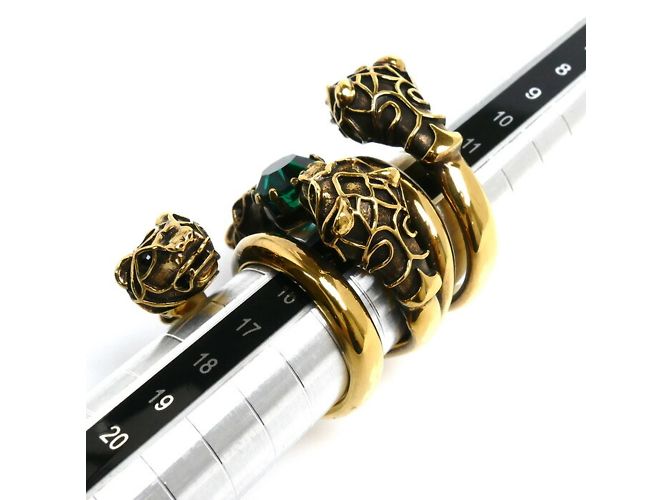 Anello doppio giro testa di tigre GUCCI - vista 6