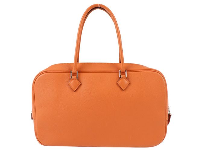 Hermès Borsa Hermes Plume Elan 28 Arancione - vista 3