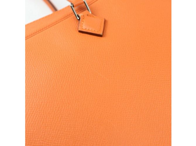 Hermès Borsa Hermes Plume Elan 28 Arancione - vista 6