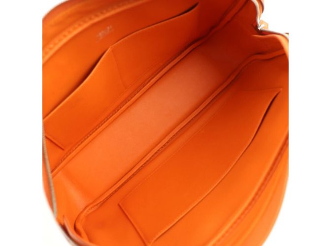 Hermès Borsa Hermes Plume Elan 28 Arancione - vista 9