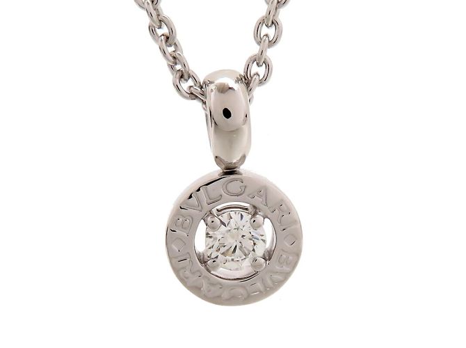 Bulgari Collana da donna in diamante Bvlgari 750WG Bianco - vista 4