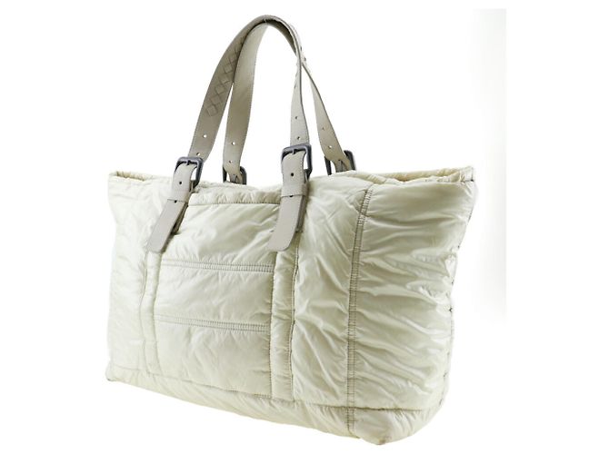 Borsa Bottega Veneta Intrecciato Spinnaker Beige - vista 2