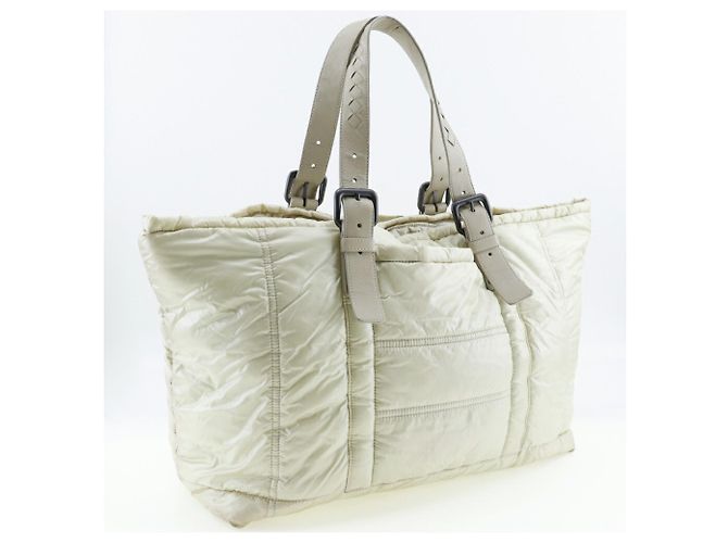 Borsa Bottega Veneta Intrecciato Spinnaker Beige - vista 3
