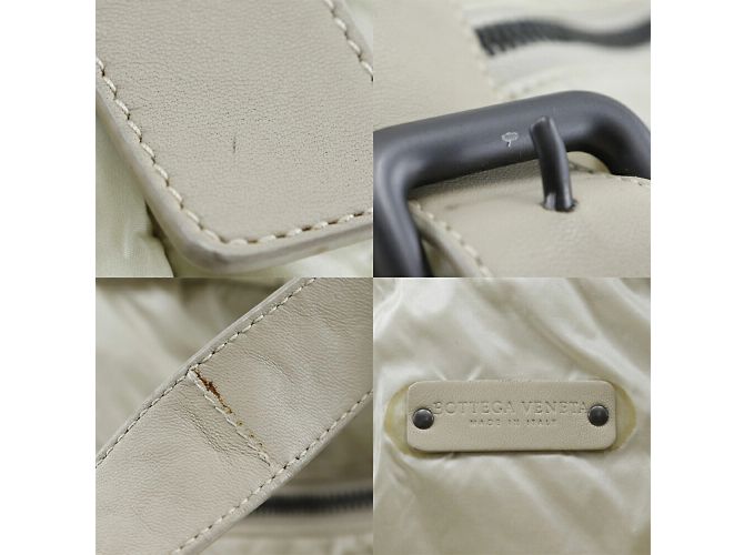 Borsa Bottega Veneta Intrecciato Spinnaker Beige - vista 8