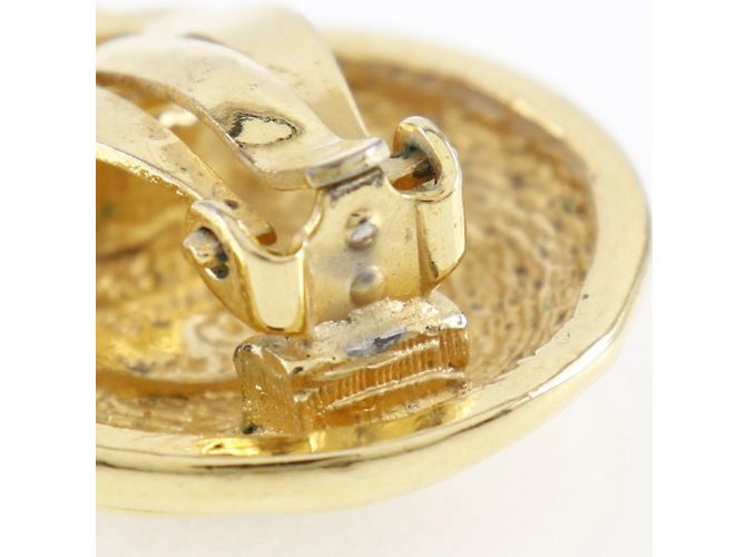 Vintage Gold Plated Clip Ohrringe Chanel Matelassé - Ansicht 7