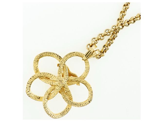 Collana Fiore Coco Mark di Chanel D'oro - vista 3