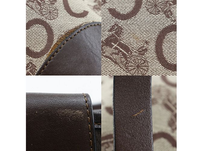 Céline Borsa Tote Celine C Macadam Marrone - vista 8