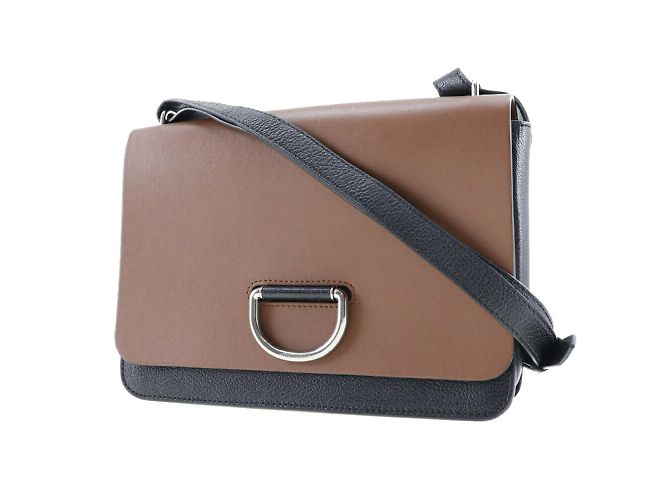Borsa a Spalla D Ring di Burberry Marrone Nero - vista 2