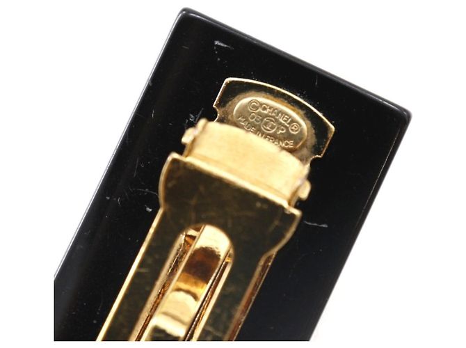 Fermaglio Camelia Chanel Coco Mark Valletta Nero Bianco - vista 4