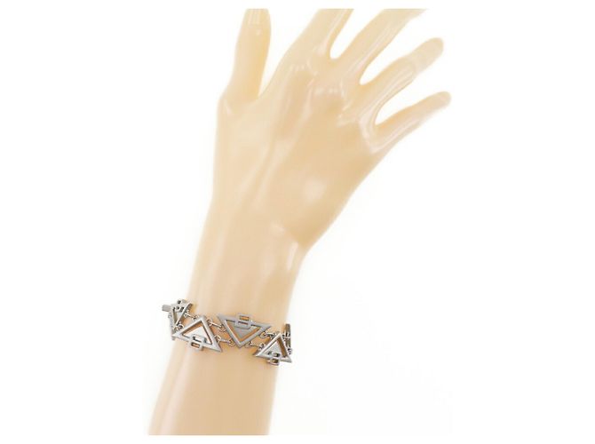 Bracciale charm in argento Bottega Veneta - vista 2