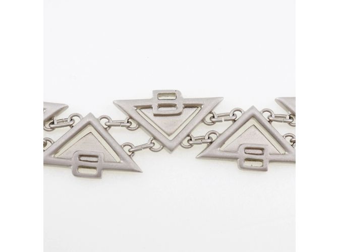 Bracciale charm in argento Bottega Veneta - vista 5