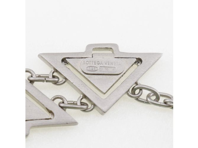 Bracciale charm in argento Bottega Veneta - vista 6