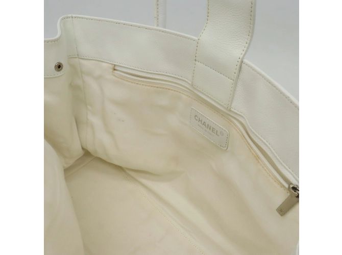 Chanel Executive Line Coco Mark Tote Bag Weiß - Ansicht 5