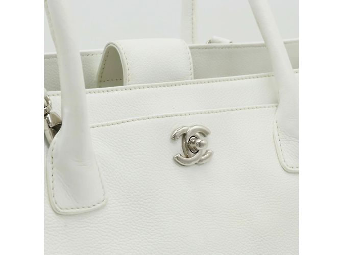Chanel Executive Line Coco Mark Tote Bag Weiß - Ansicht 6