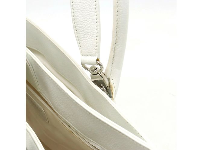 Chanel Executive Line Coco Mark Tote Bag Weiß - Ansicht 8