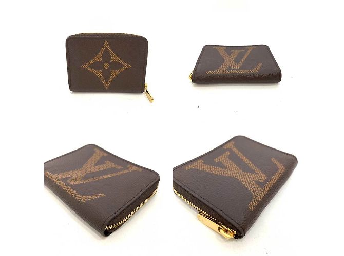 Zippy Monedero con cremallera marrón Louis Vuitton Castaño - vista 2