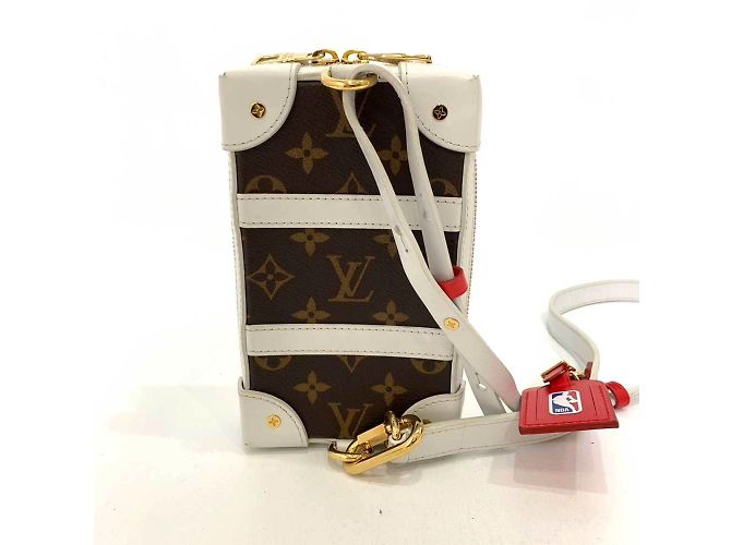 Borsa a Spalla Monogram Louis Vuitton Marrone Bianco - vista 2